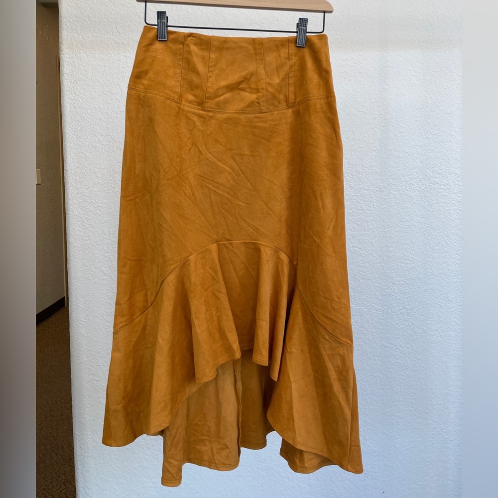 Anthropologie Maeve Cosmia Midi Skirt Size 0P